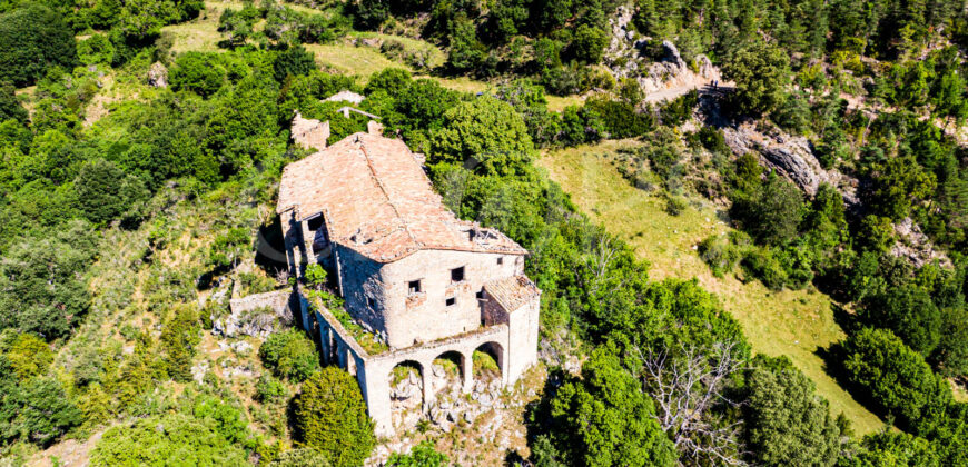 Finca forestal y cinegética con varias masías catalanas en el Pirineo