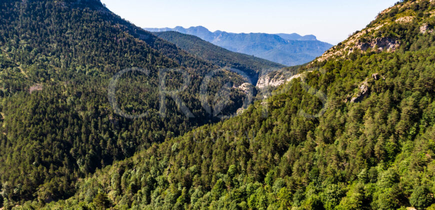 Finca forestal y cinegética con varias masías catalanas en el Pirineo