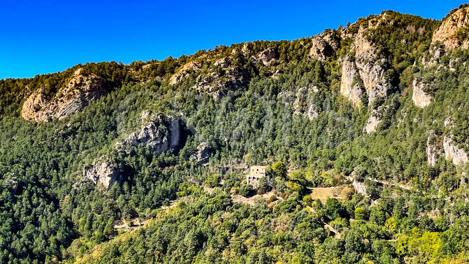 Finca forestal y cinegética con varias masías catalanas en el Pirineo