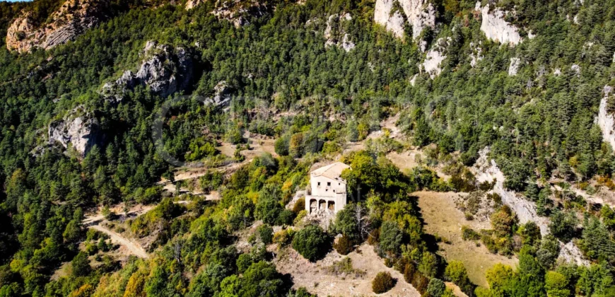 Finca forestal y cinegética con varias masías catalanas en el Pirineo