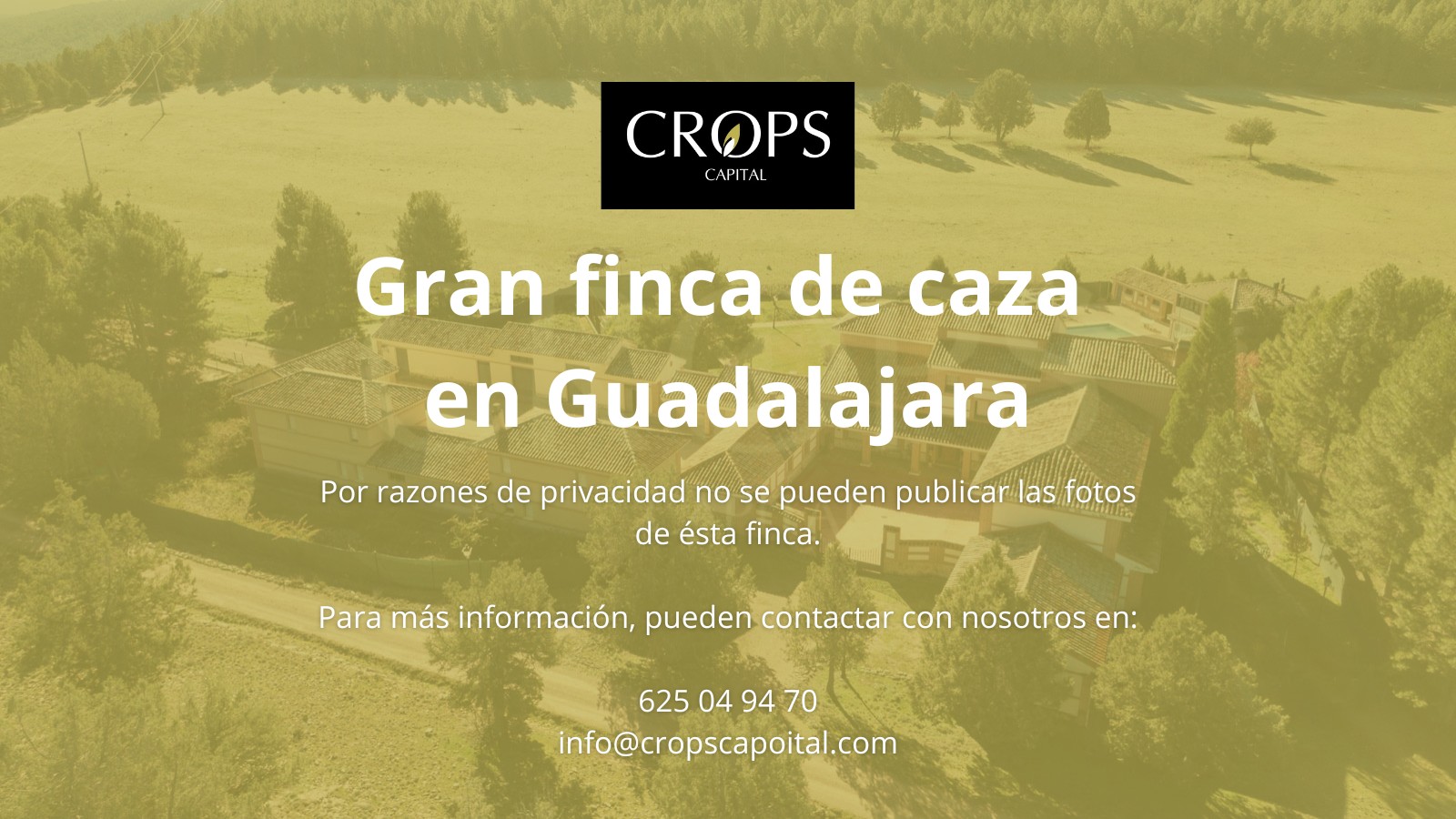 En venta gran finca de caza con viviendas en el Parque Natural del Alto Tajo, Guadalajara