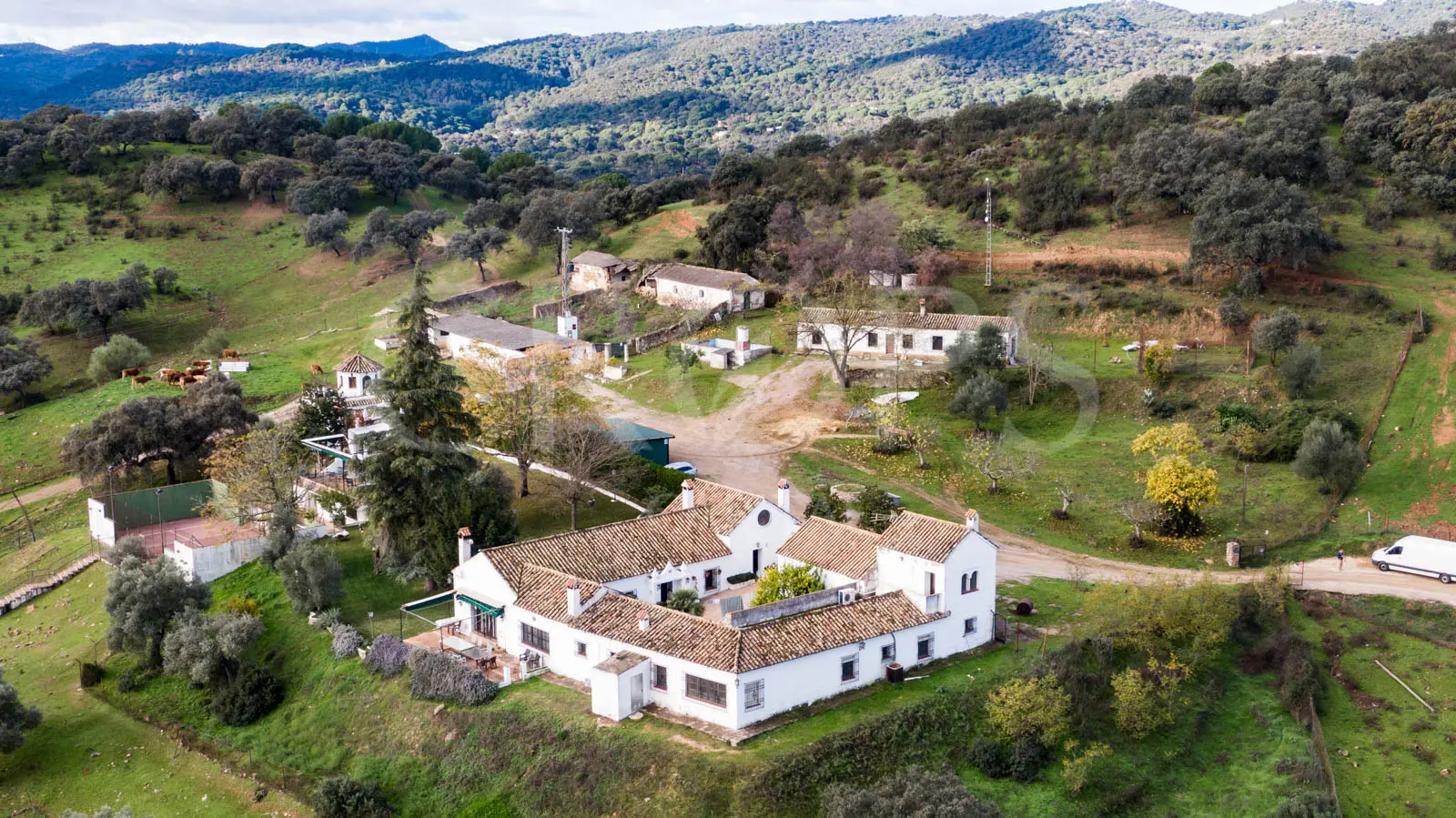 En venta, finca de turismo rural y ganadera en Sierra Morena de Córdoba