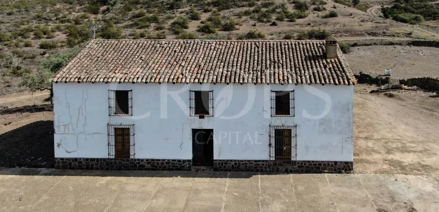 Venta de finca ganadera en Huelva con coto de caza y vivienda