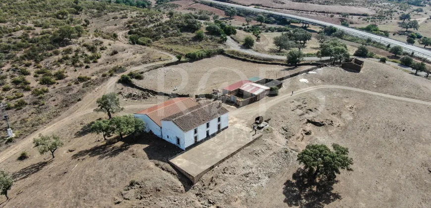 Venta de finca ganadera en Huelva con coto de caza y vivienda