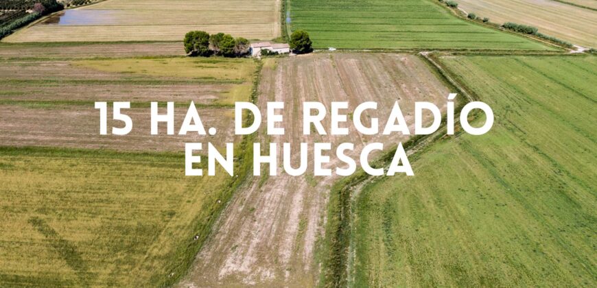 En venta finca agrícola de regadío en Huesca